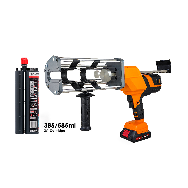8000n dual caulking pistol, memberikan anda penyelesaian aplikasi gam dua komponen yang cekap